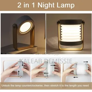 Foldable Led Bedside Table Lamp