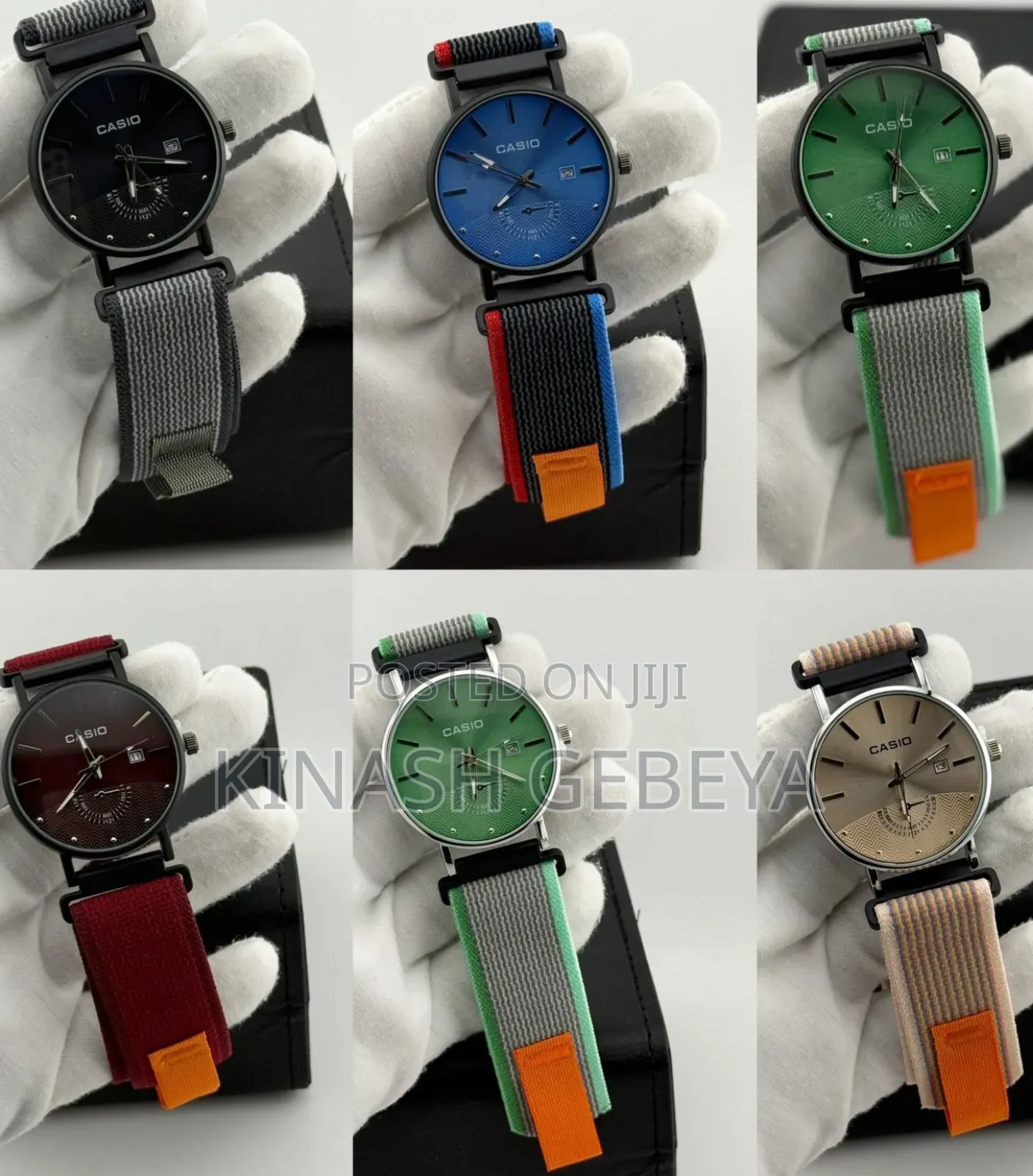 Casio Top Quality Original Cloth Band Watch