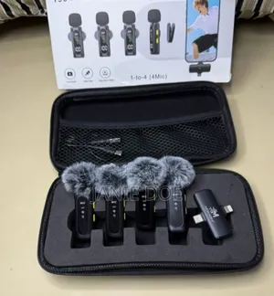 4 in 1 Lavalier Microphone System (4 Microphones and 1 Receiver)