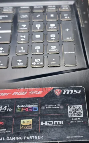 New Laptop MSI GF63 16GB Intel Core i7 SSD 512GB