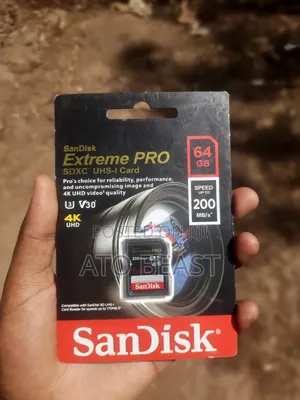 Sandisk Extreme Pro 64gb SDXC Uhs-I
