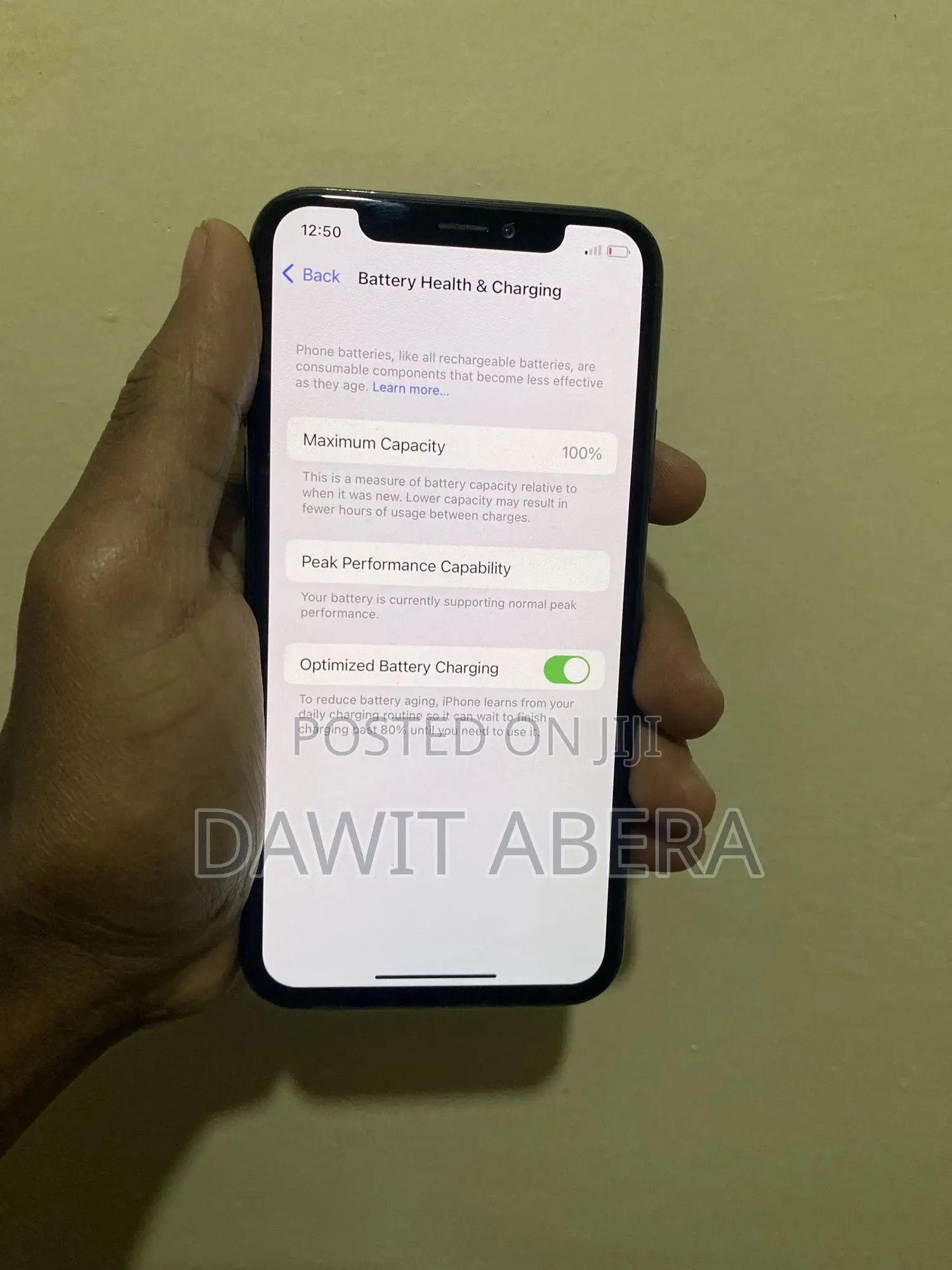 Apple iPhone X 64 GB Black