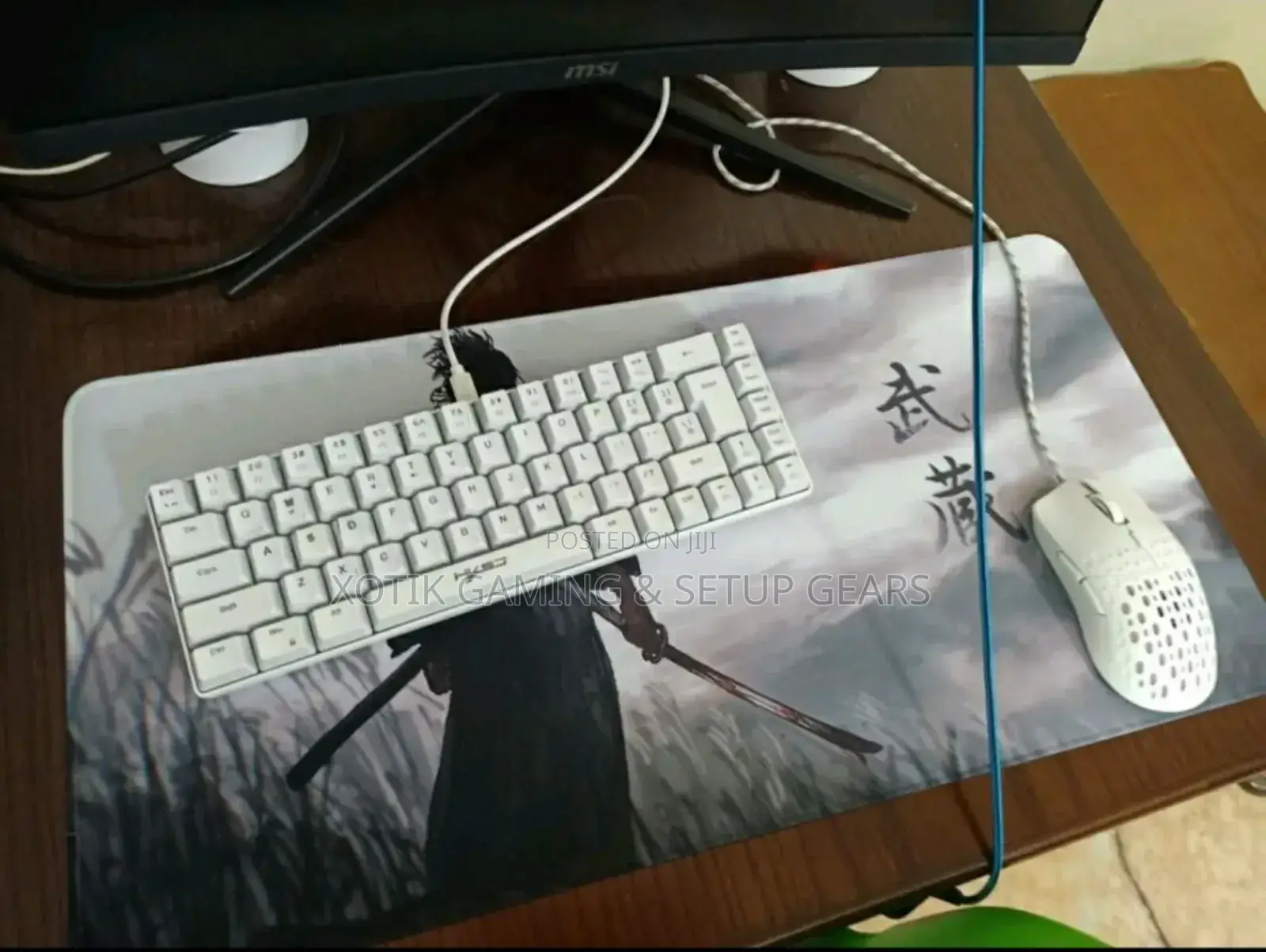 Miyamoto Musashi Japanese Samurai Themed Mouse Pad - Desk Mat