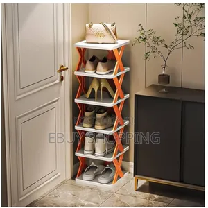 Creative 6-Layer Stackable Shoe Organizer Cabinet