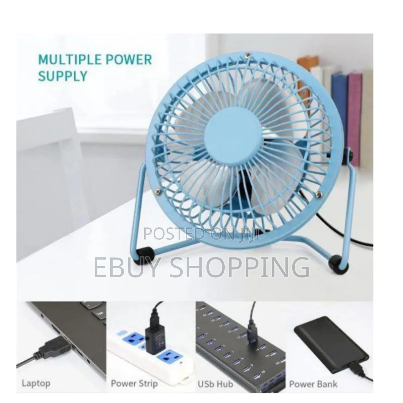 Premium All-Metal Construction Mini Fan