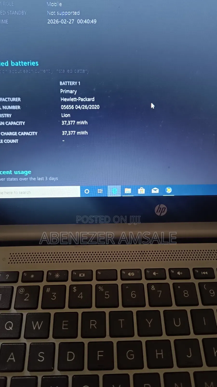 Laptop HP Stream Notebook 8GB Intel Core i5 HDD 1T