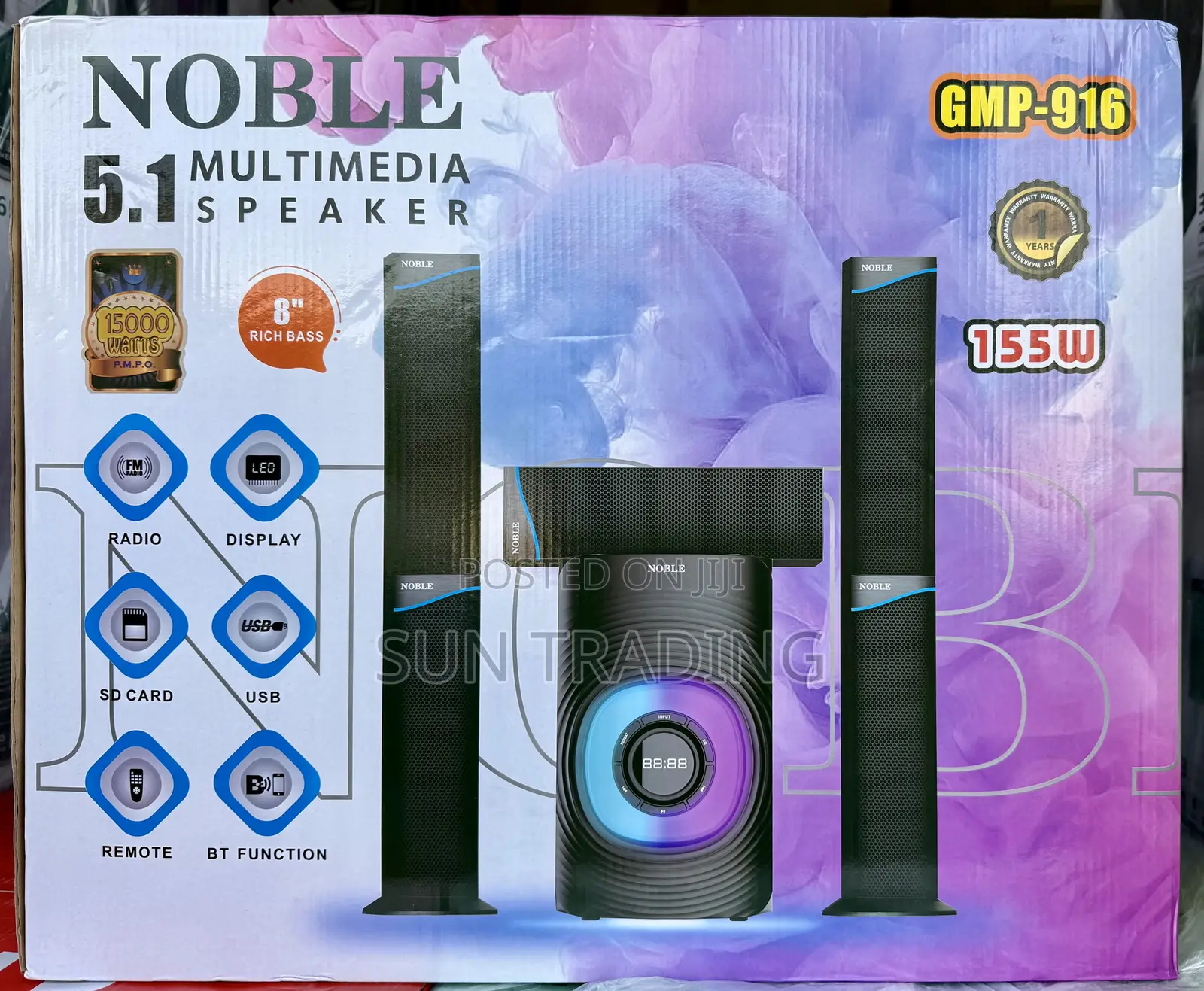 Noble 5.1ch Home Theater Multimedia Speaker | 916