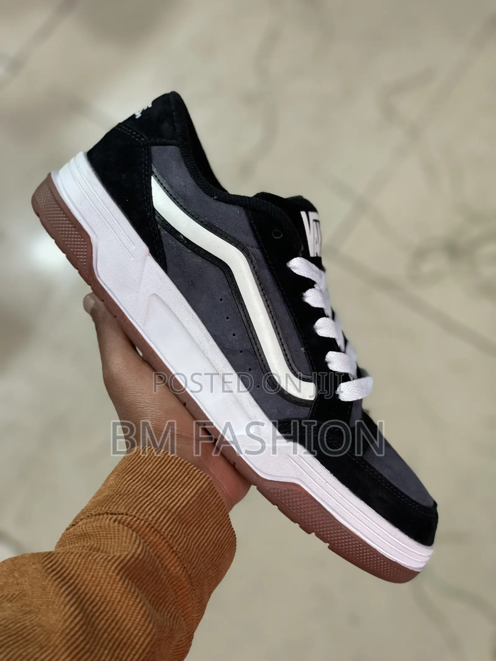 Vans Hylane Sneakers in a Black and Grey Colorway