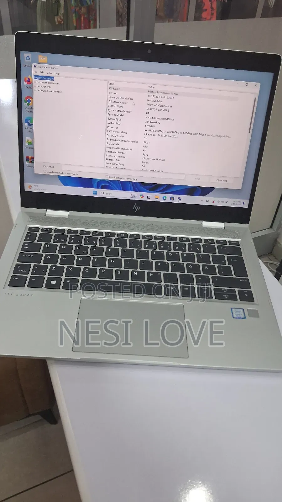 New Laptop HP EliteBook x360 830 G6 16GB Intel Core i5 SSD 512GB