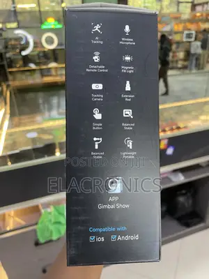 Tokqi M06 3-Axis Gimbal Stabilizer (With Mic Light)