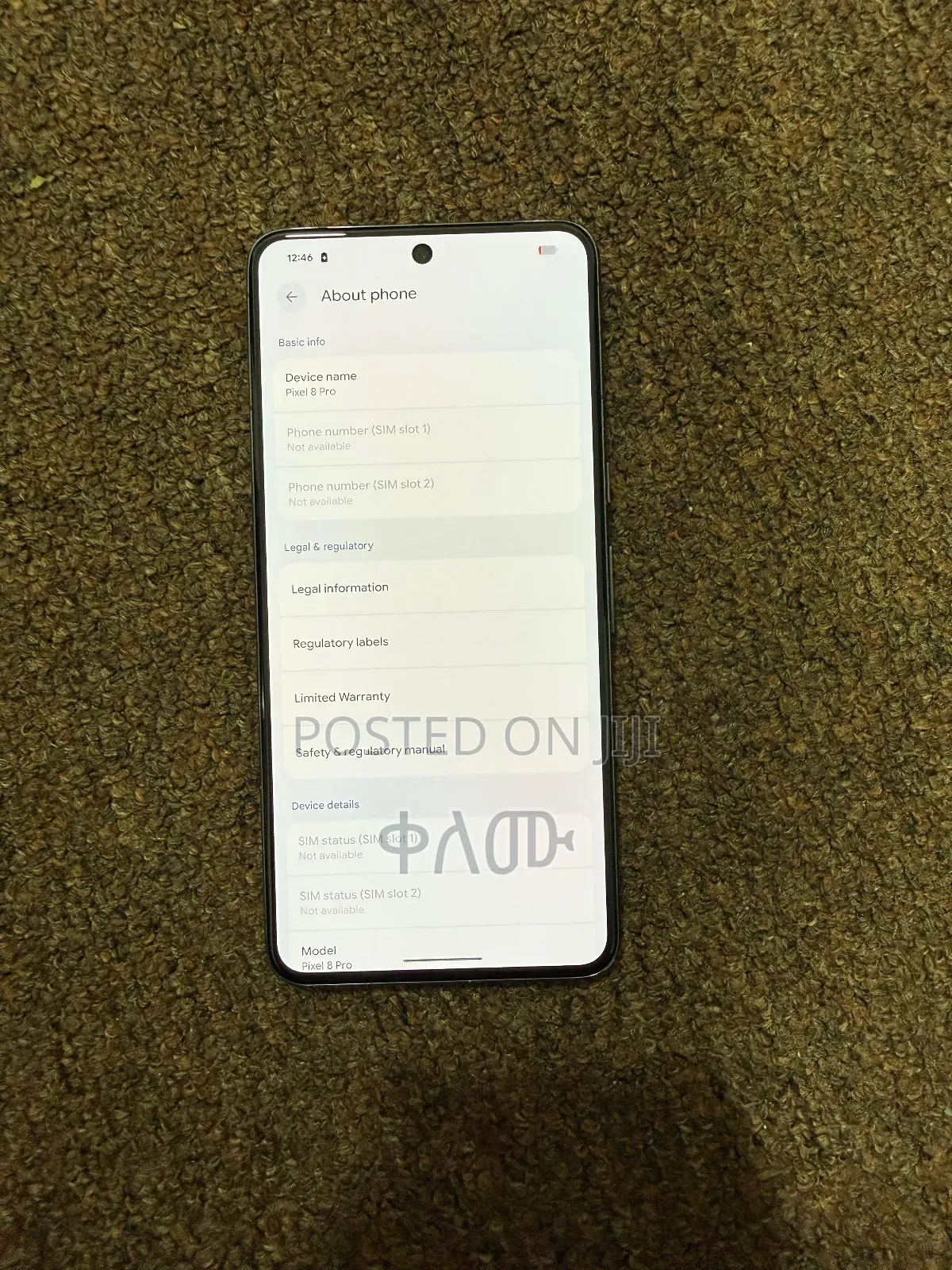 Google Pixel 8 Pro 128 GB Black