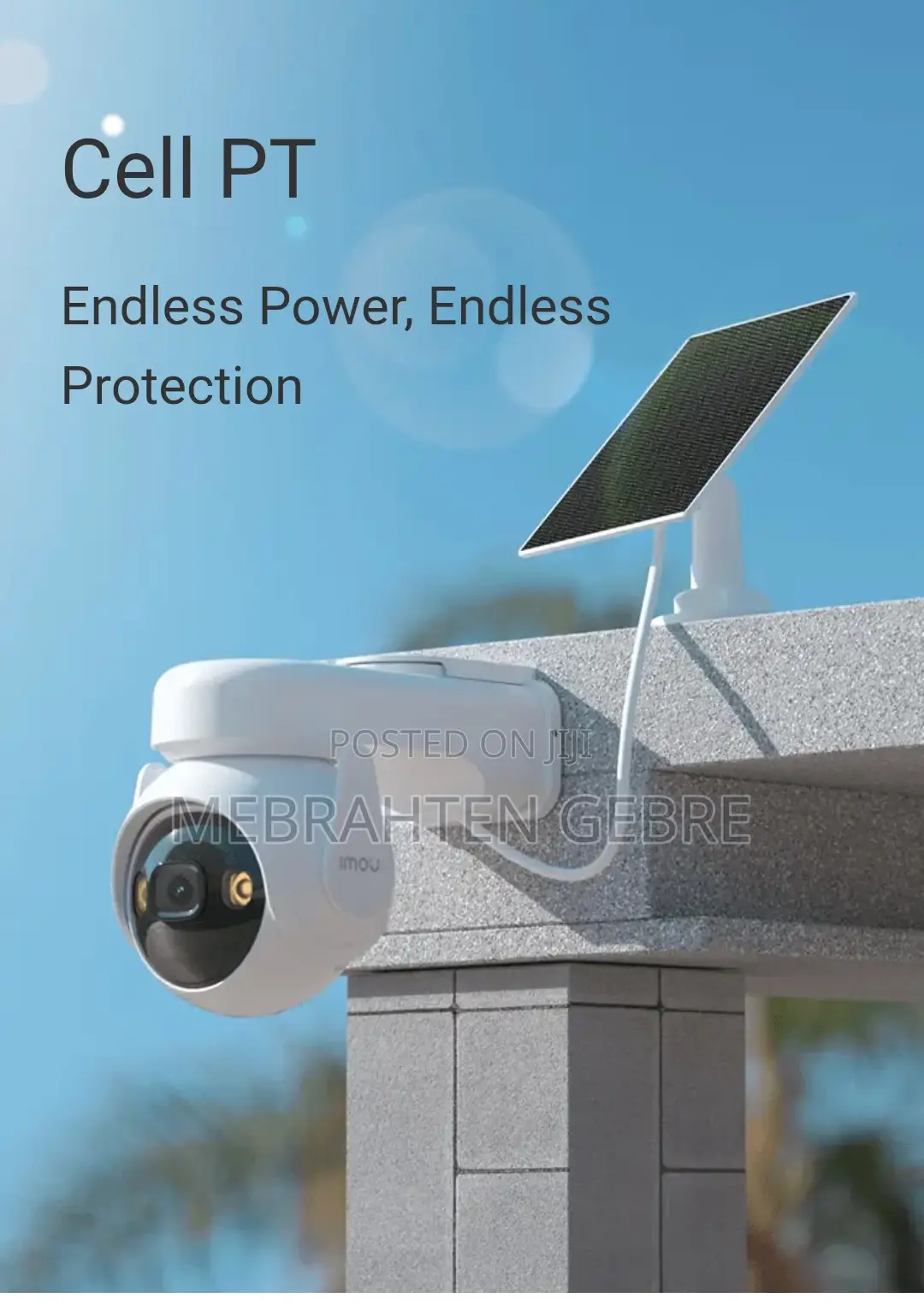 Cell Pt - Battery Powered CCTV Camera