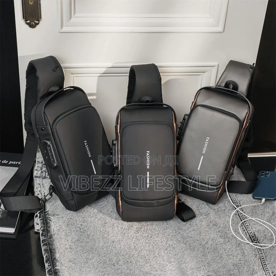 Usb Multifunction Crossbody Bag
