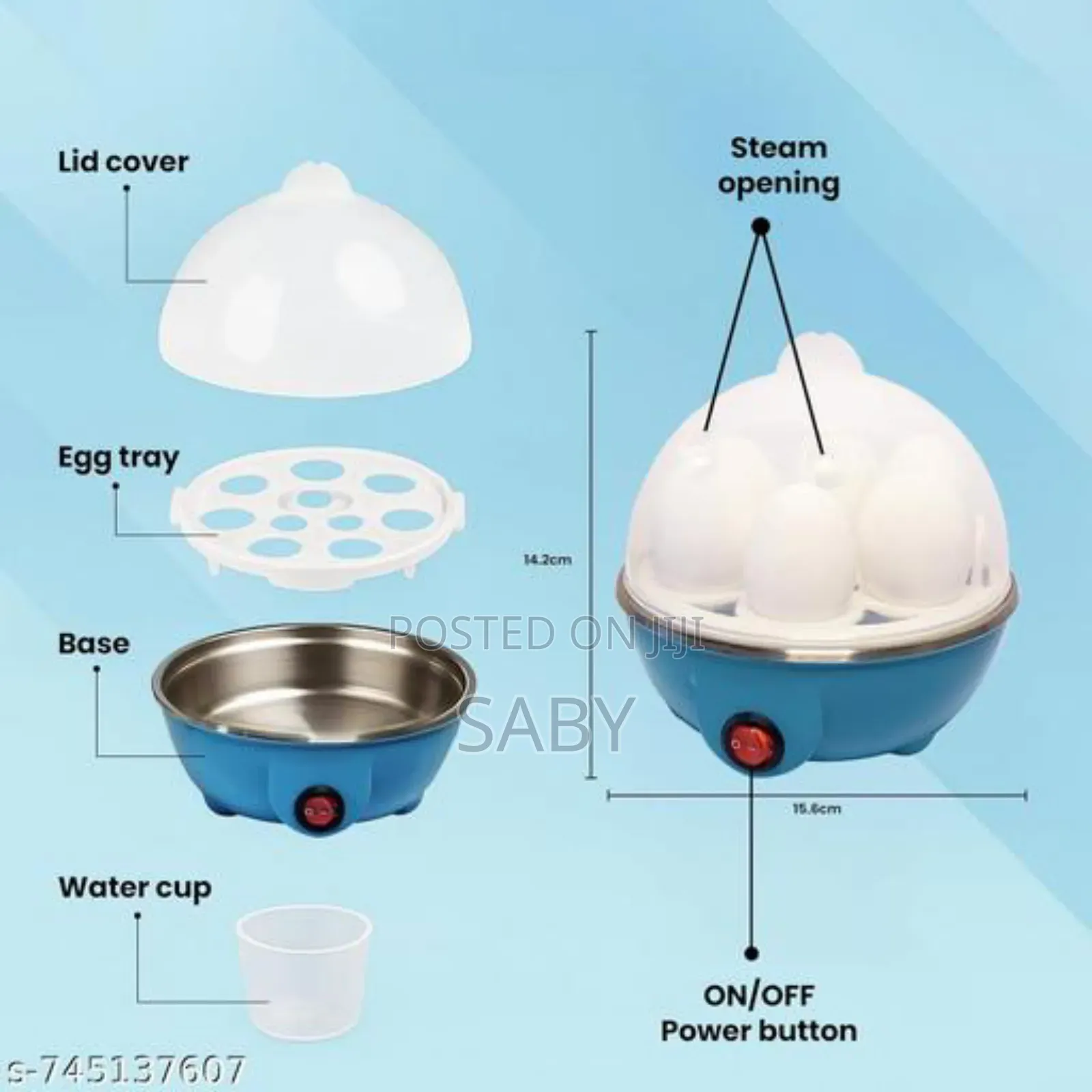 7pcs Egg Poacher