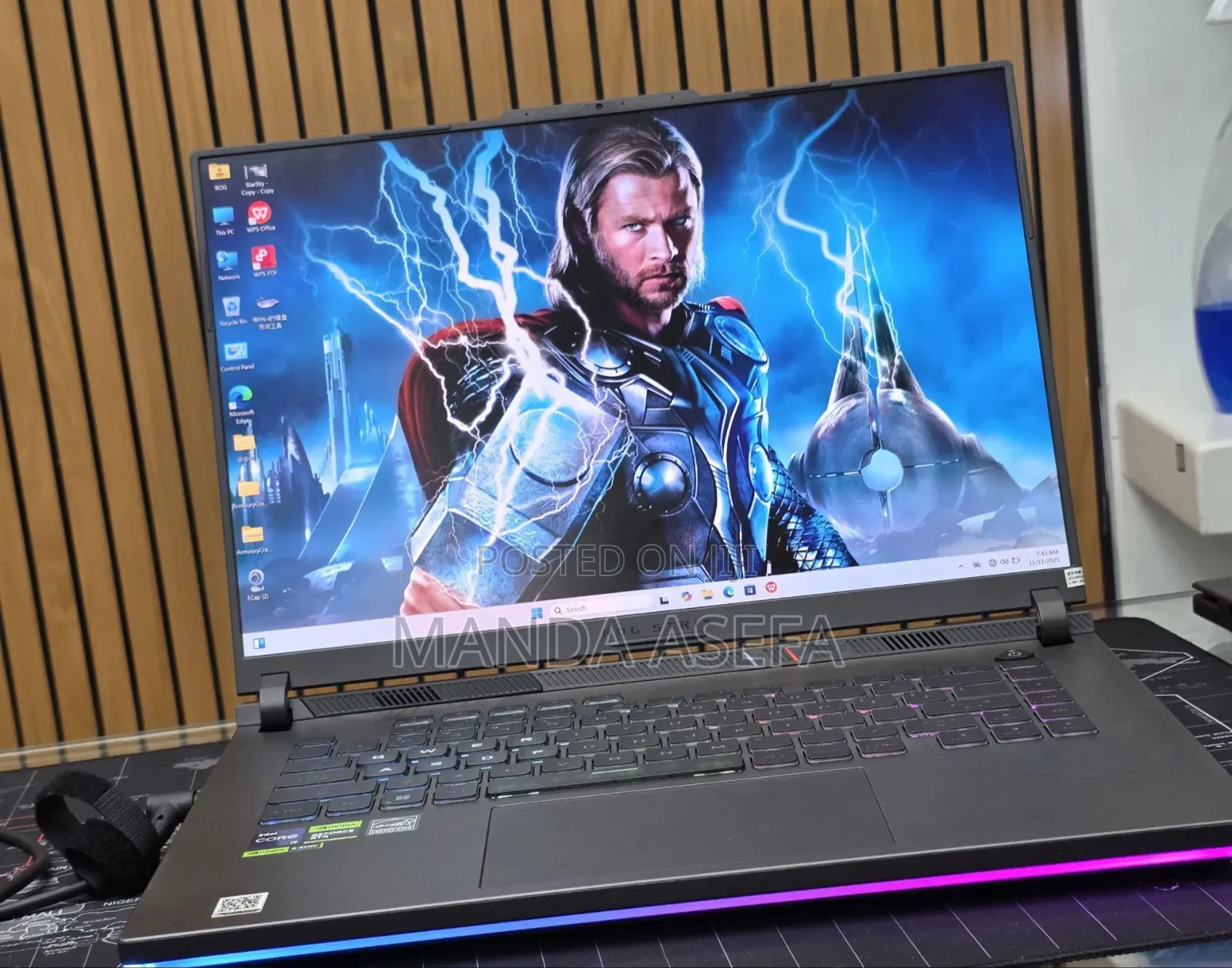 New Laptop Asus ROG Strix G16 G614 16GB Intel Core i9 SSD 1T