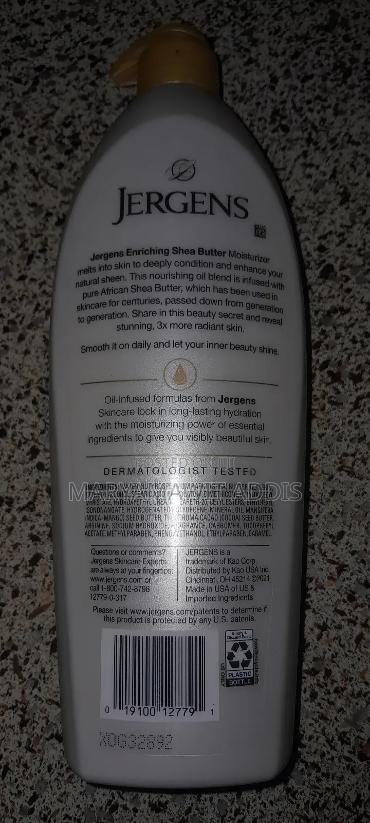 Jergens With African Shea Butter 24 Hour Moisturizer