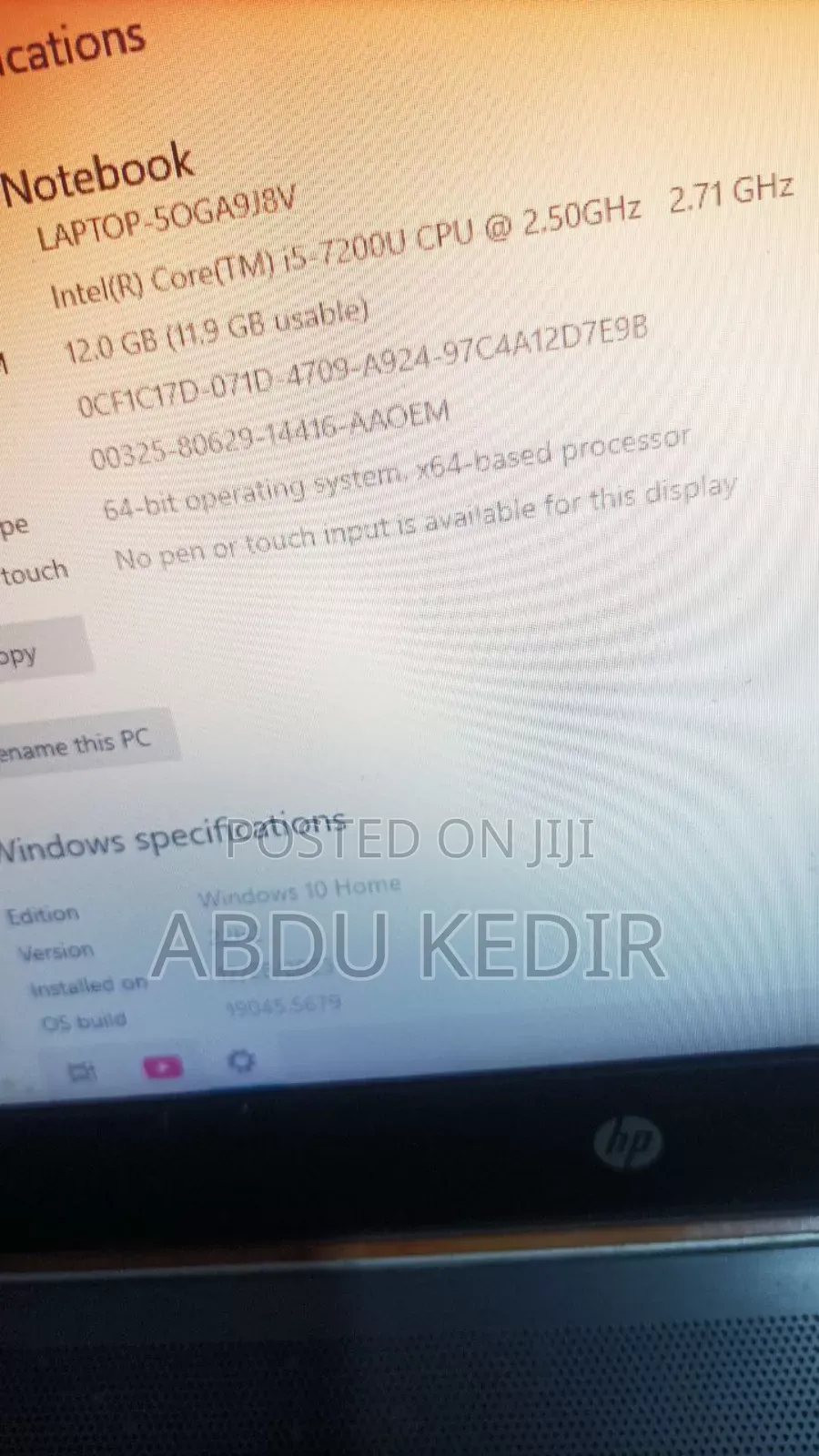 Laptop HP Stream Notebook 12GB Intel Core i7 SSD 500GB