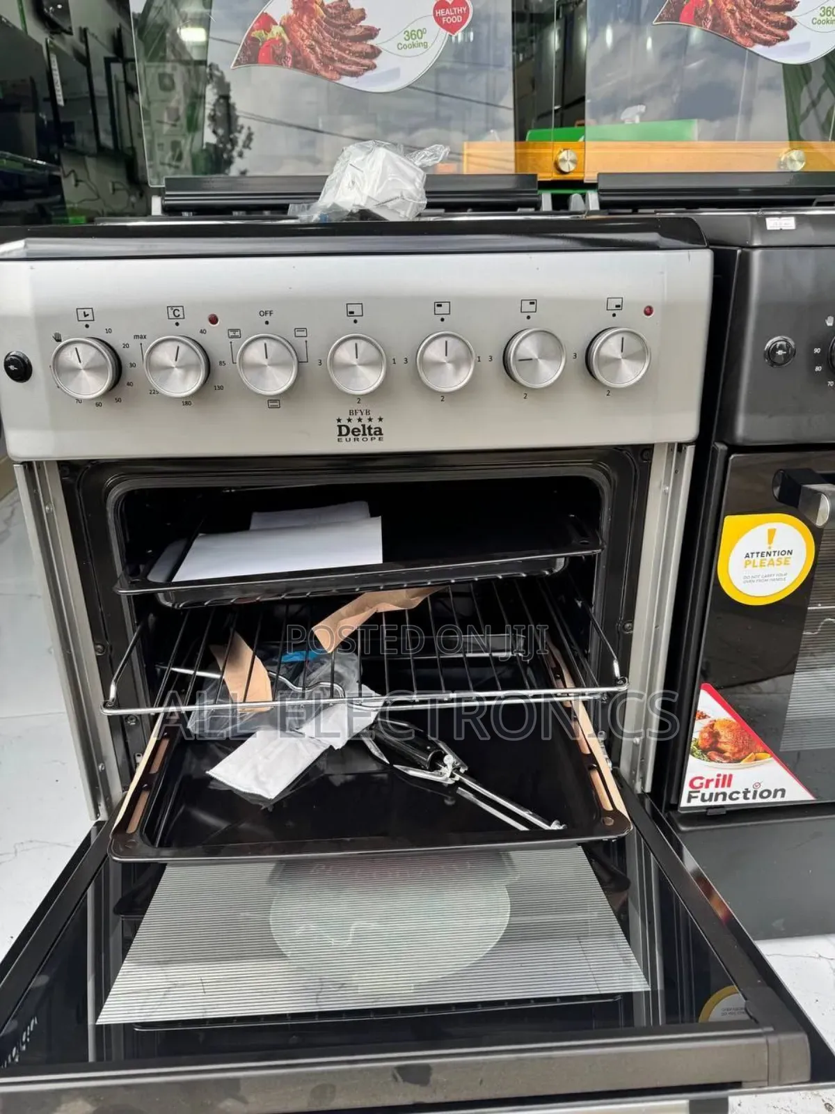 2electric 2gas Delta Standing Oven