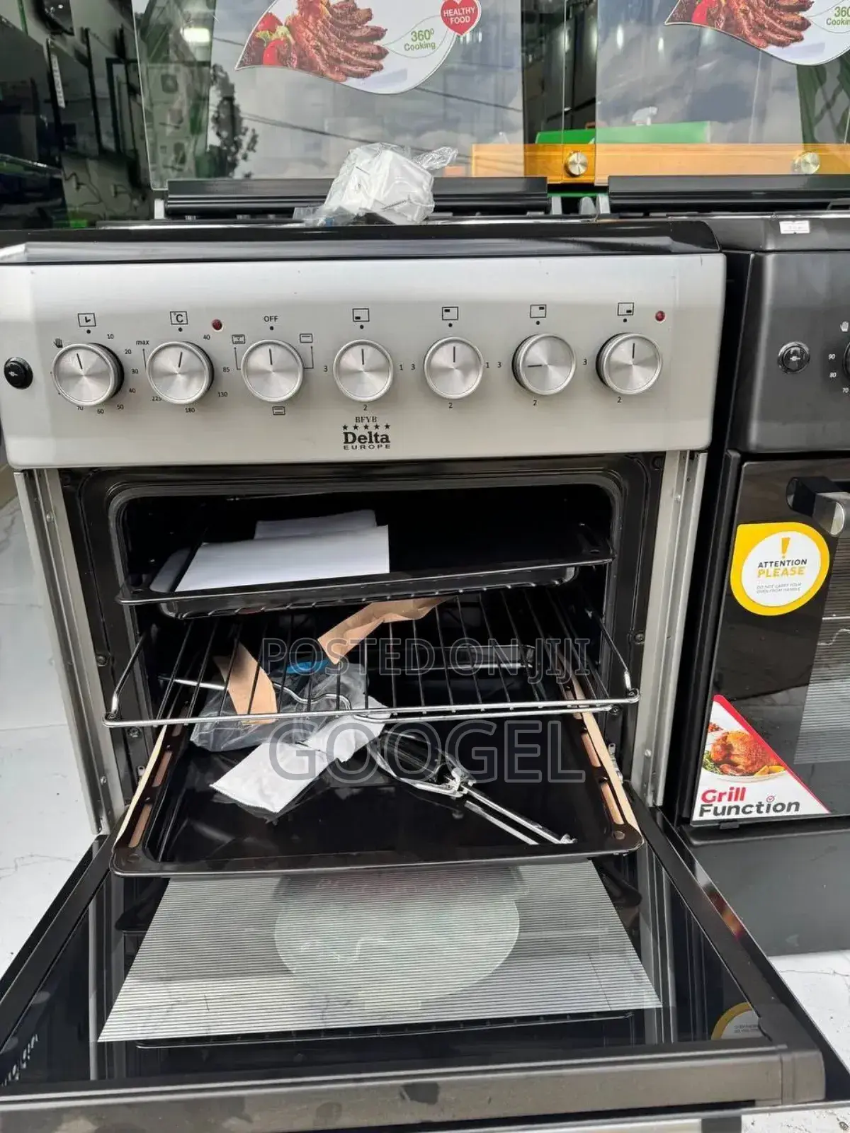 2electric 2gas Delta Standing Oven