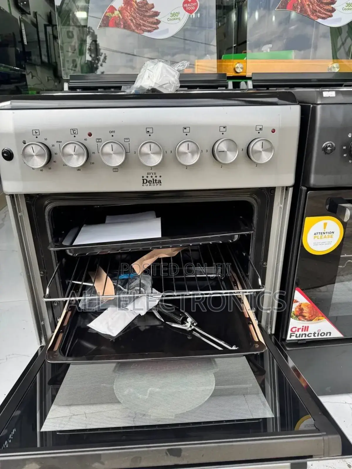 2electric 2gas Delta Standing Oven