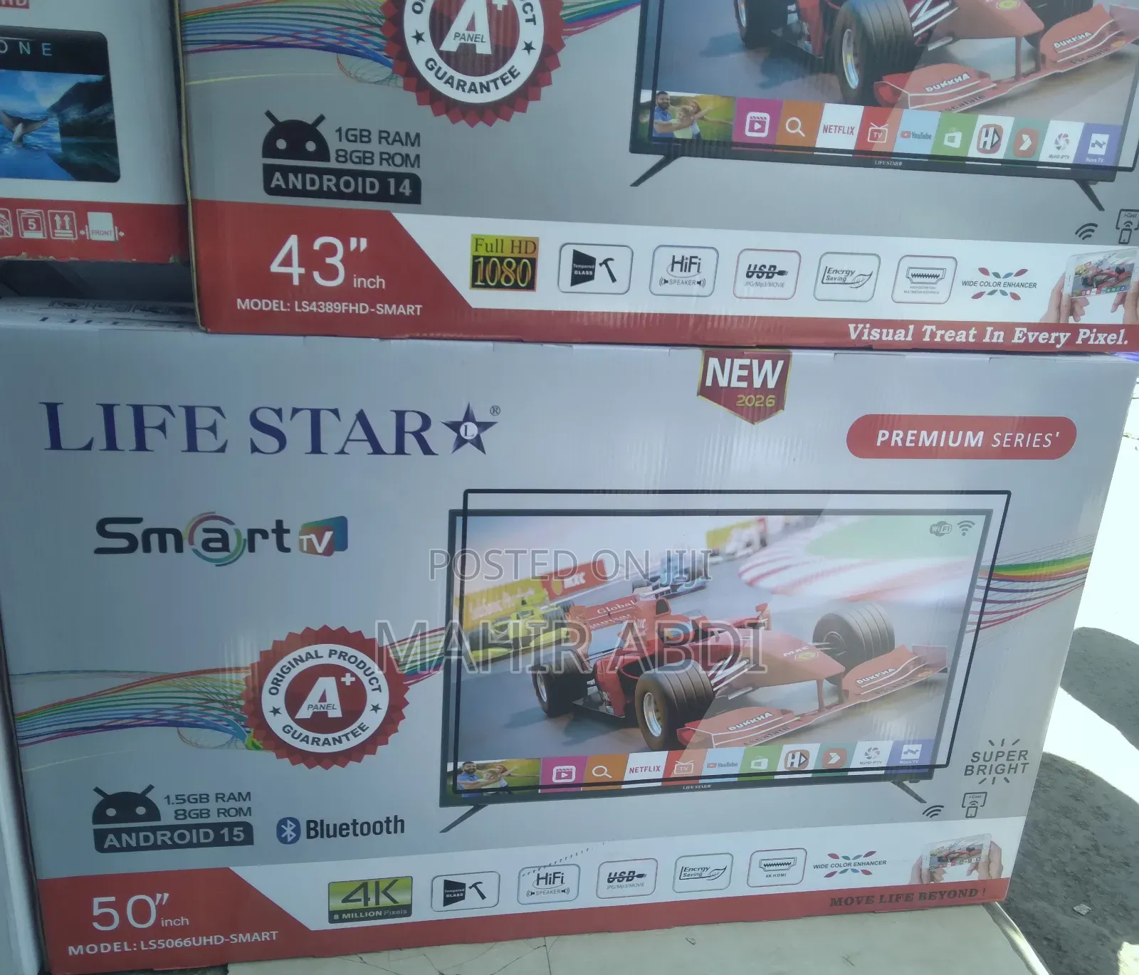 Lifestar 50 Inch Smart 4ktv