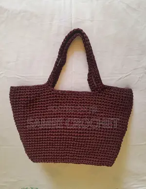Handmade Crochet Tote Bag Durable Stylish (Unique Design)