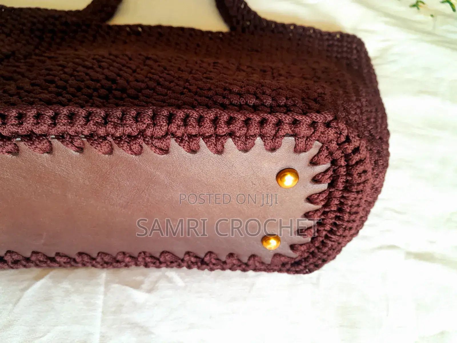 Handmade Crochet Tote Bag Durable Stylish (Unique Design)
