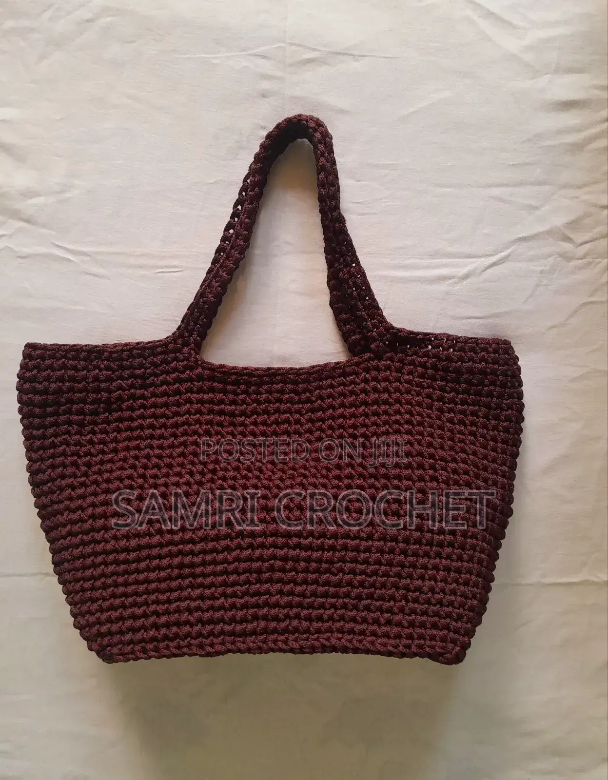 Handmade Crochet Tote Bag Durable Stylish (Unique Design)