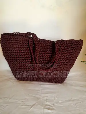 Handmade Crochet Tote Bag Durable Stylish (Unique Design)