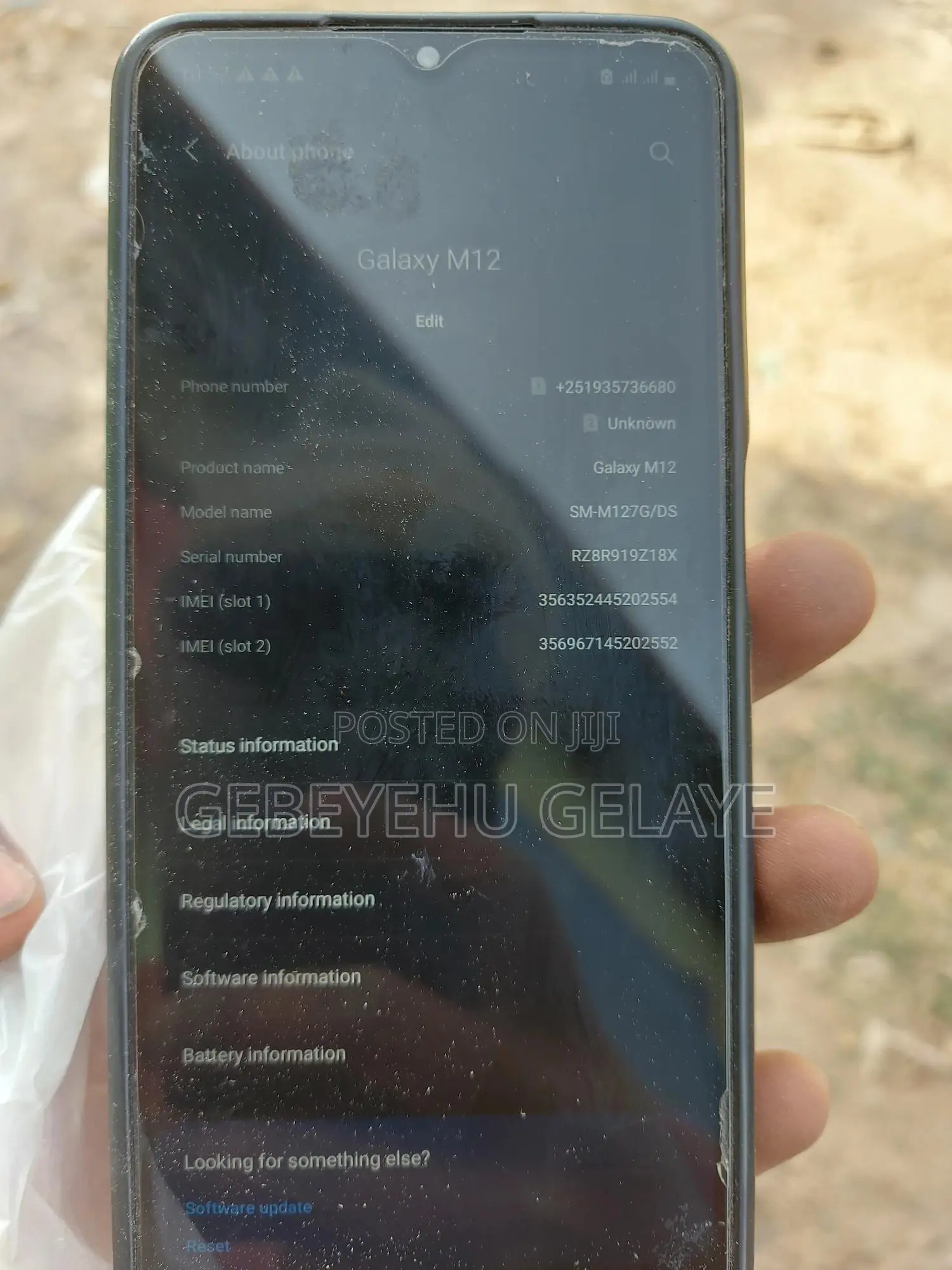 Samsung Galaxy M12 64 GB White