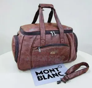 Montblanc Luxury Travel Gym Bag – Premium Leather