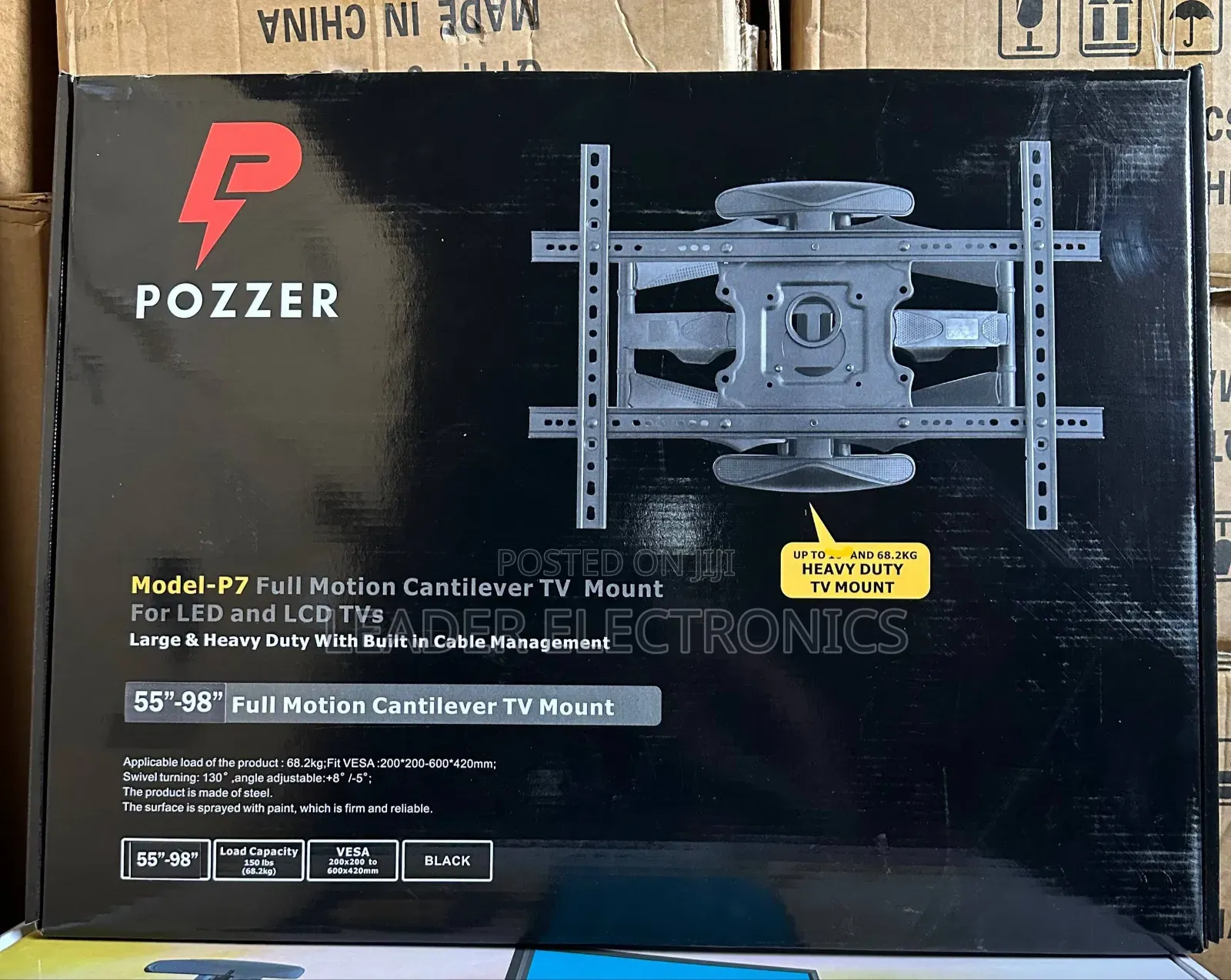 Full Motion Cantilever Tv Wall Mount – Strong | Adjustable |