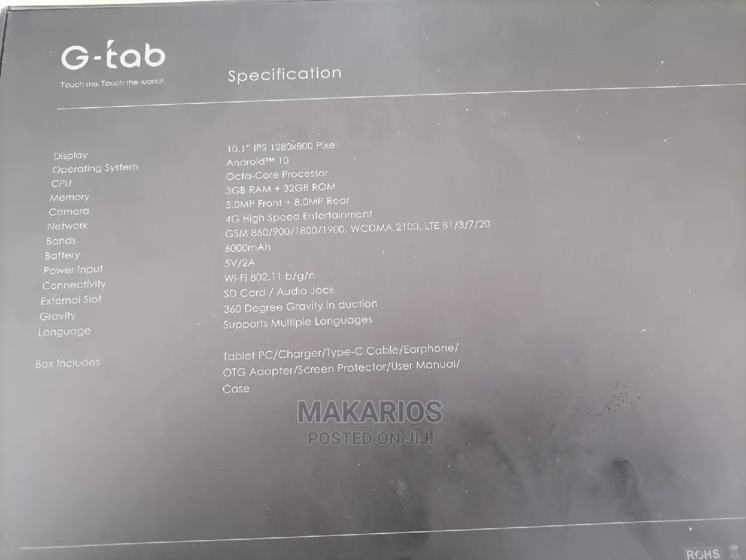 New G-Tab S20 Pro 32 GB