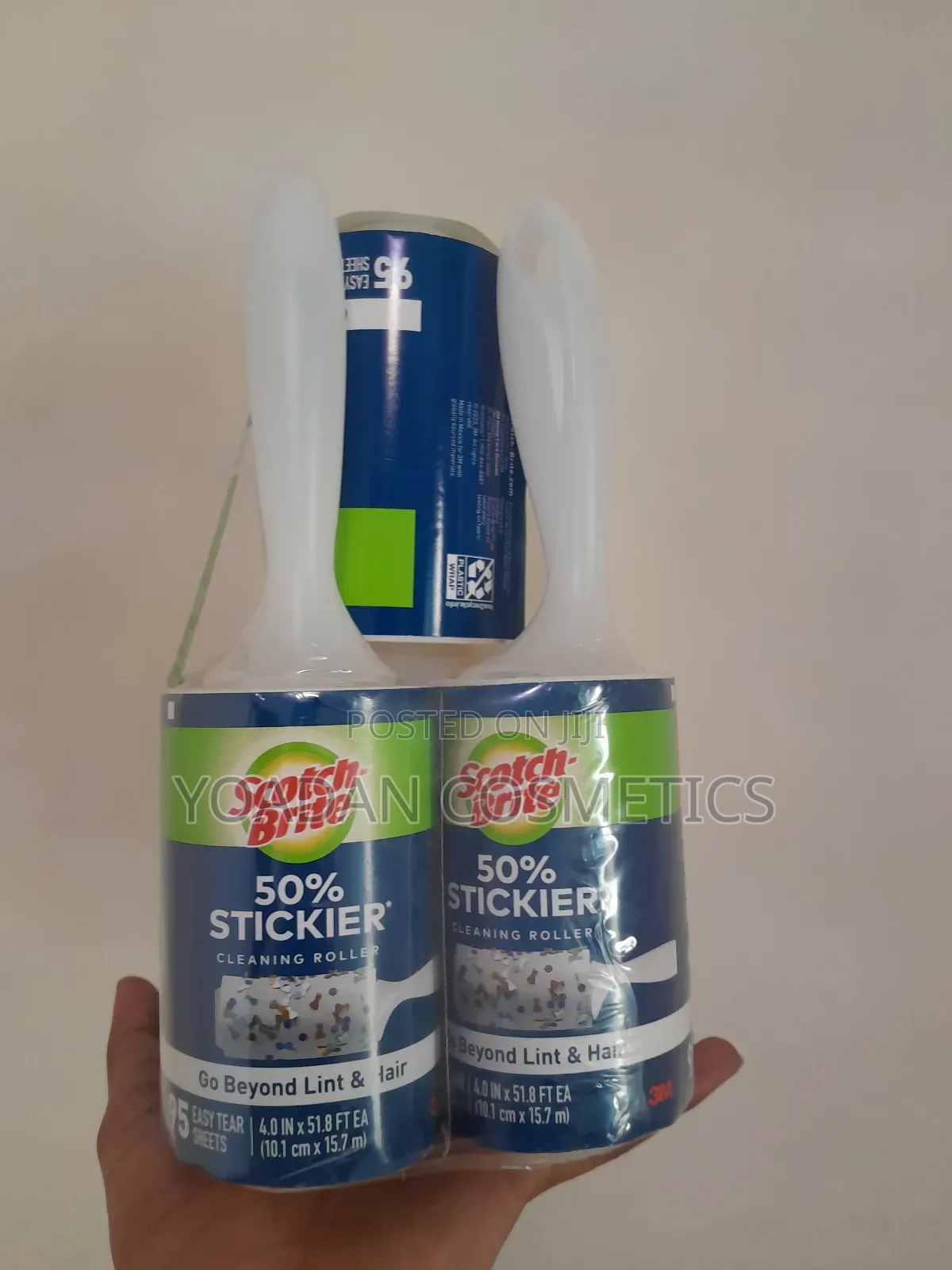 Scotch-brite Cleaning Roller( ለልብስ፣ ሶፋ፣ መኪና ውስጥ እና ምንጣፍ ተስማሚ)