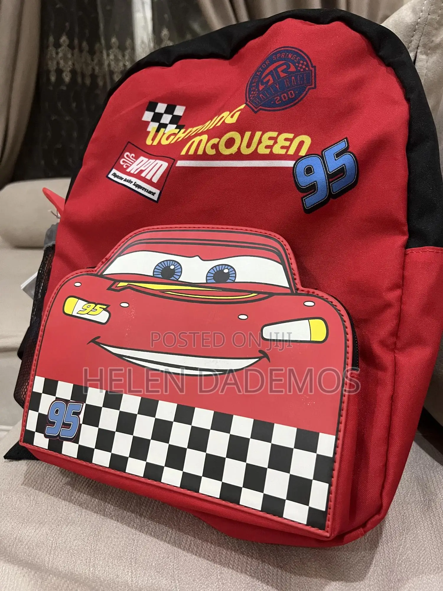 McQueen Mars Kids Bag Bright, Fun Perfect for Little Racers!