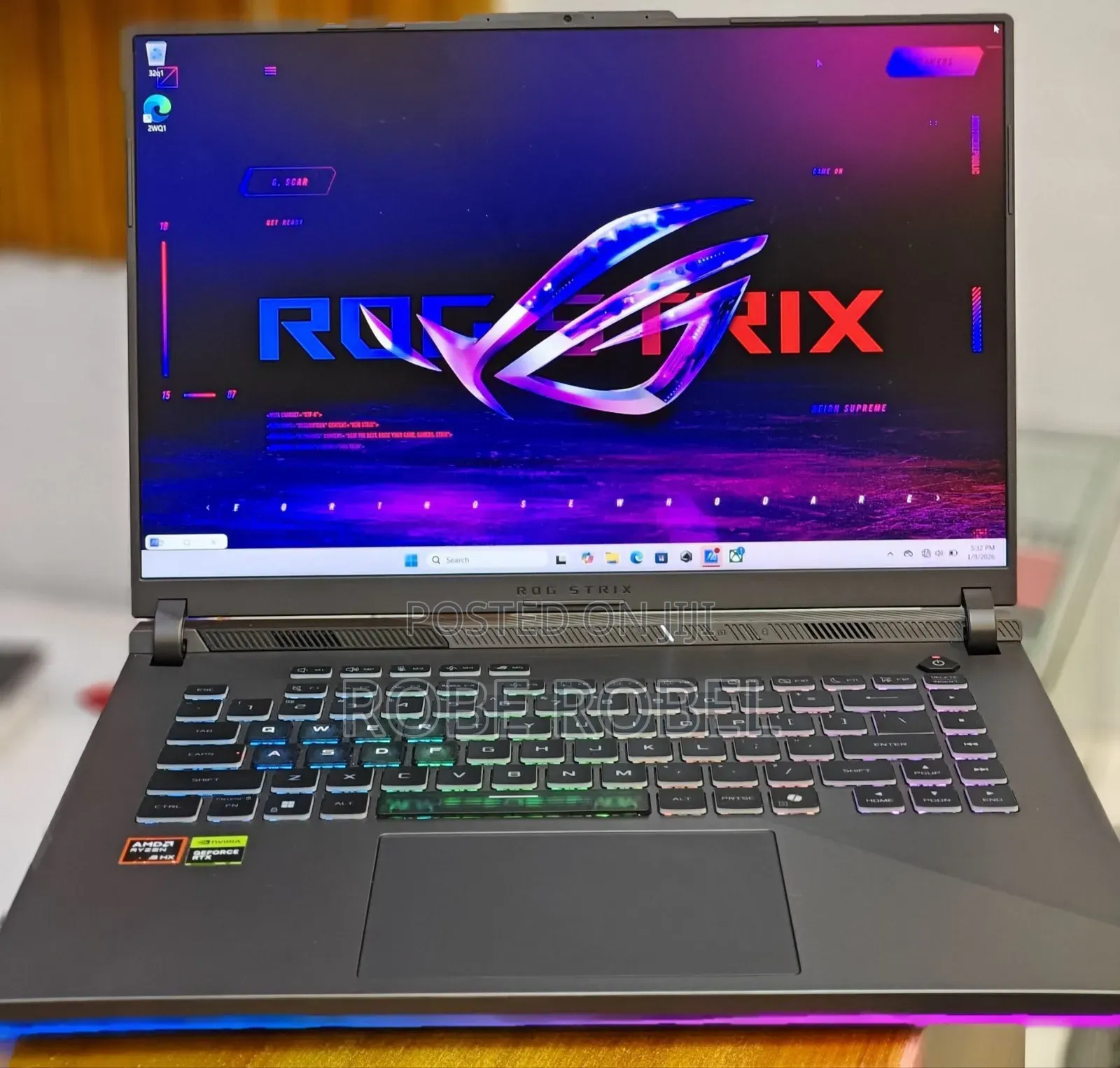 New Laptop Asus ROG Strix G15 16GB Intel Core i9 SSD 1T