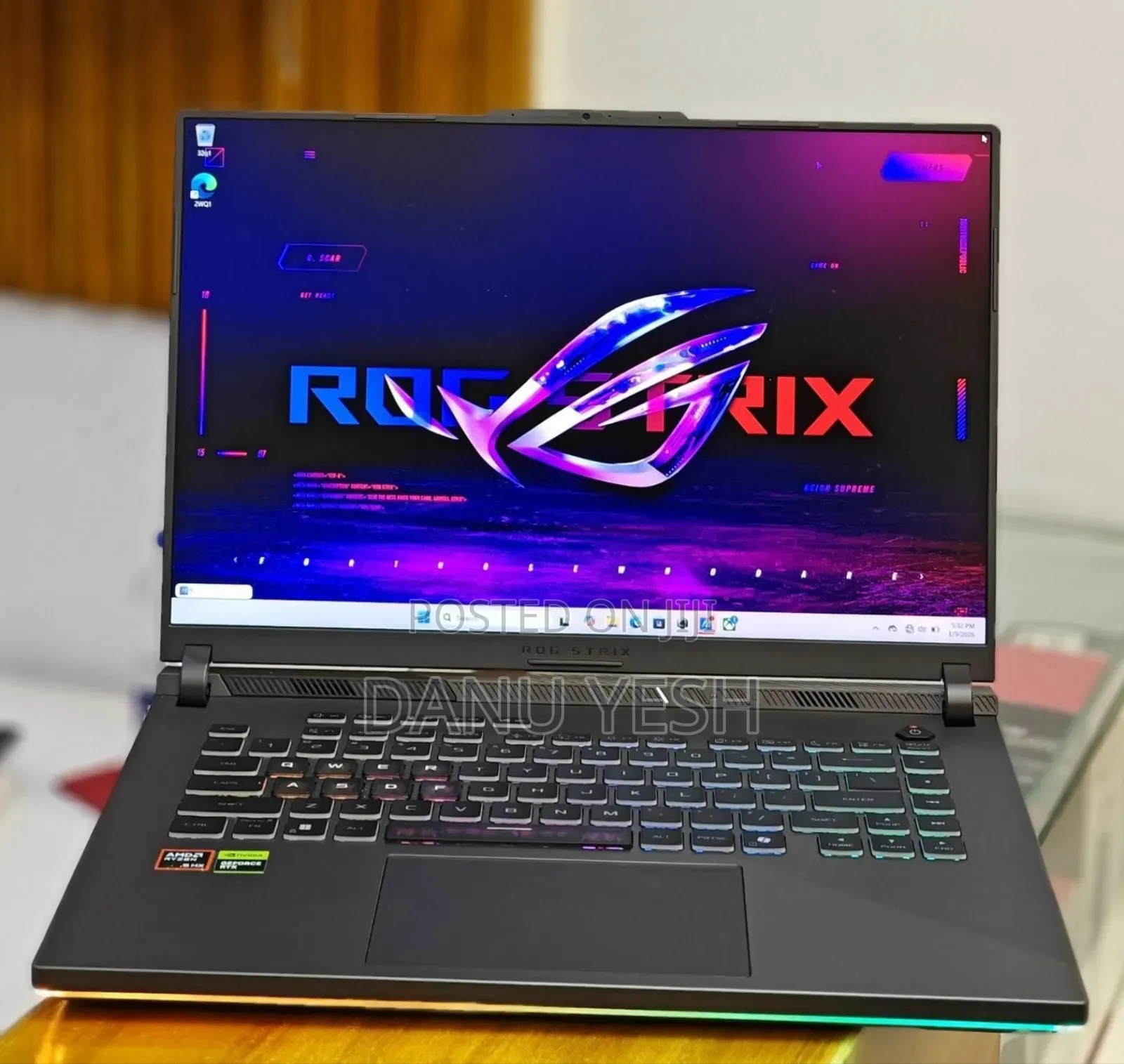 New Laptop Asus ROG Strix G16 G614 16GB AMD Ryzen 9 SSD 1T