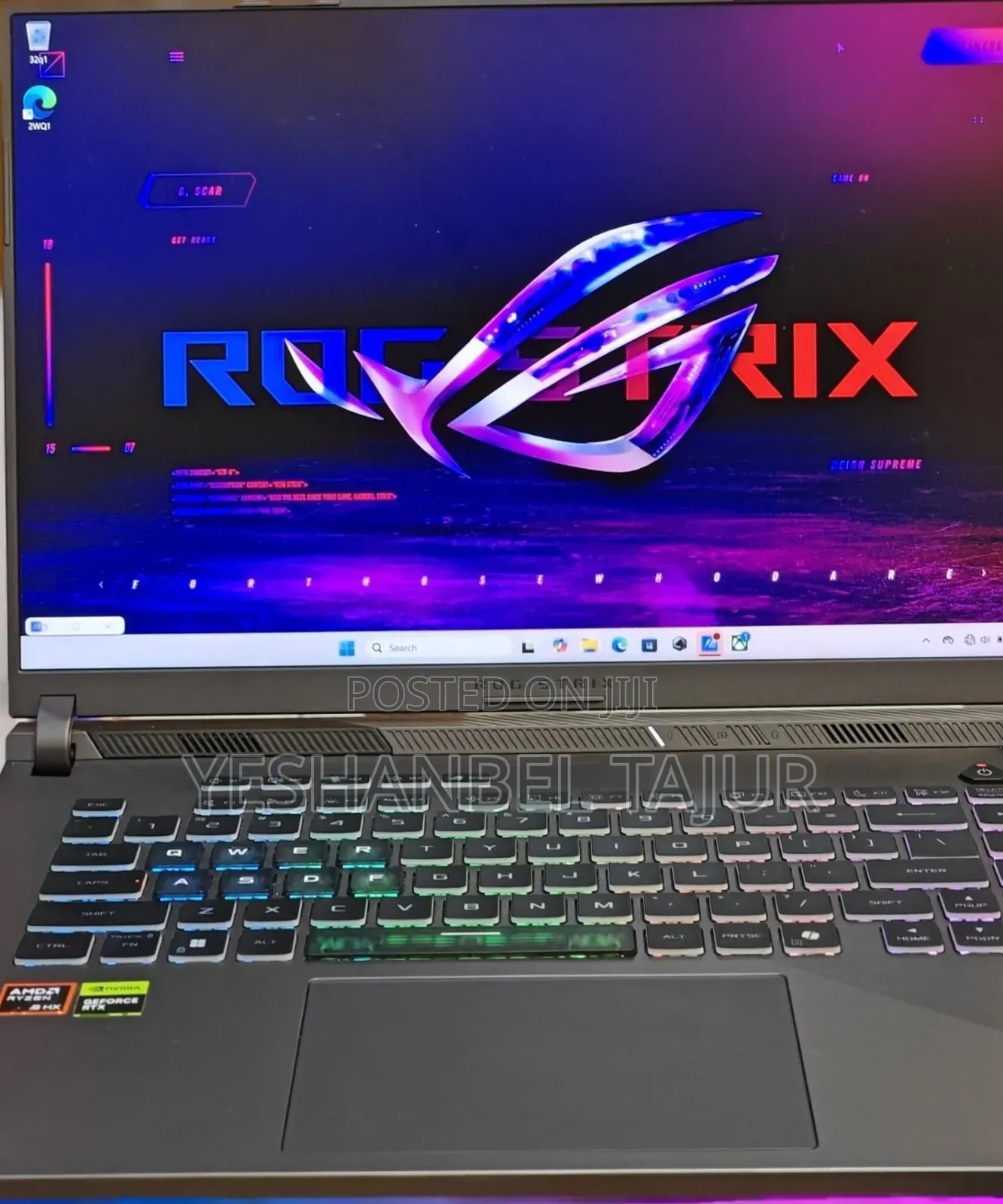New Laptop Asus ROG Strix G16 G614 16GB AMD Ryzen 9 SSD 1T