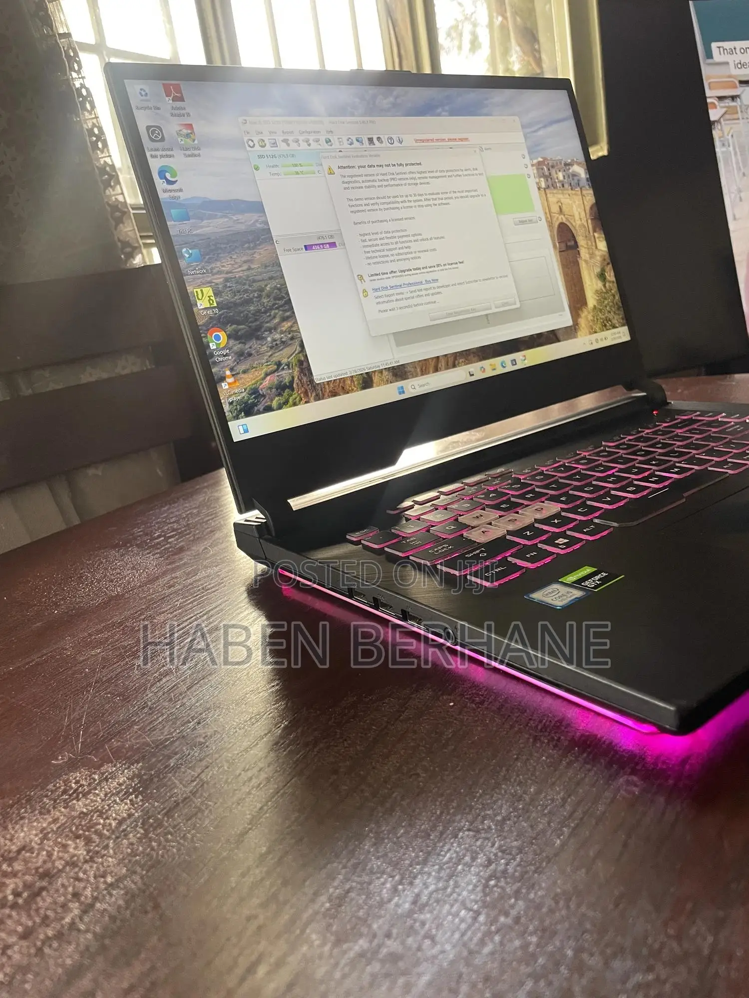 Laptop Asus ROG Strix G16 G614 16GB Intel Core i5 SSD 512GB