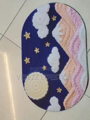 Cute Bunny Bear Kids Mat – ለልጆች ምቹ Soft Floor Carpet