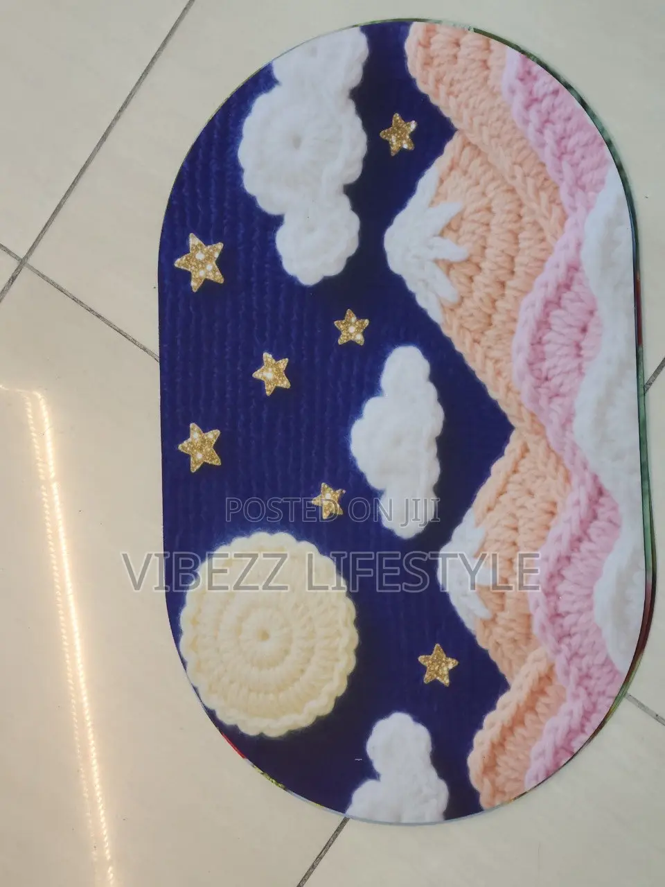 Cute Bunny Bear Kids Mat – ለልጆች ምቹ Soft Floor Carpet