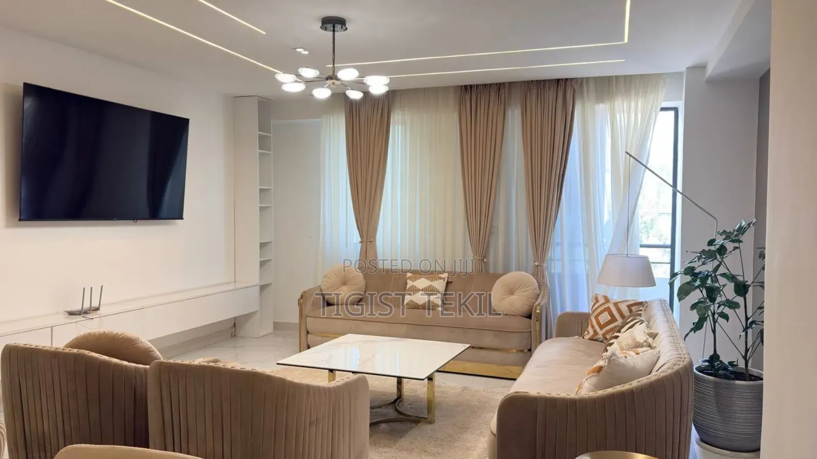 Furnished 3bdrm Apartment in Dena, Bole for sale