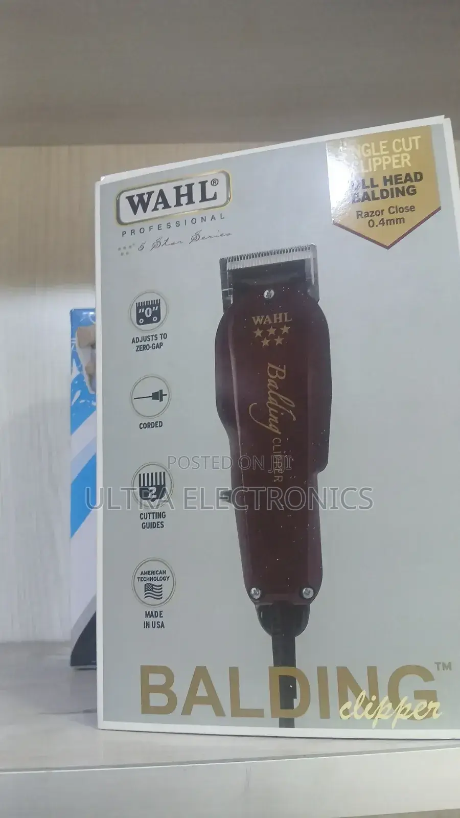 የፀጉር ማሽን Wahl Professional 5 Star Series Balding Clipper.