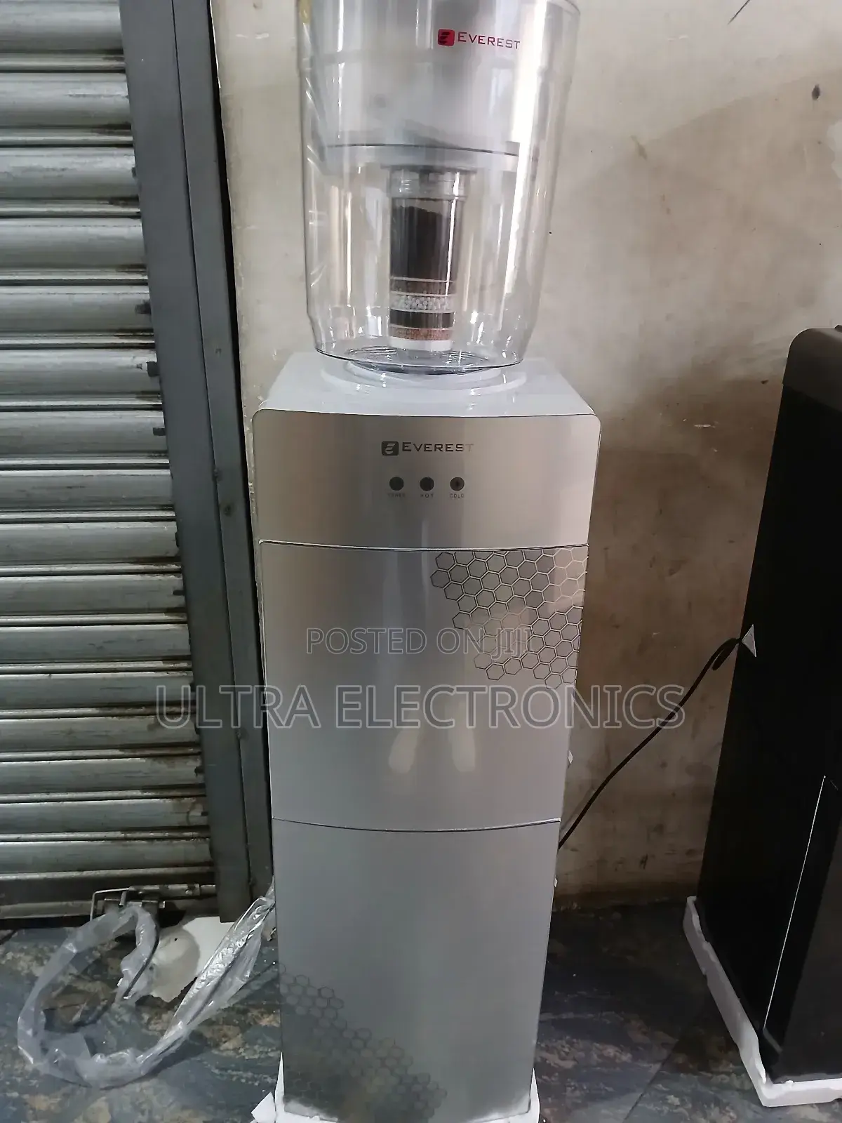 Everest Standing Cooler Filter Water Dispenser Dual Tap System.