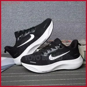 New Arrived Nike Unisex Black/White Strip Fashion Running Shoes