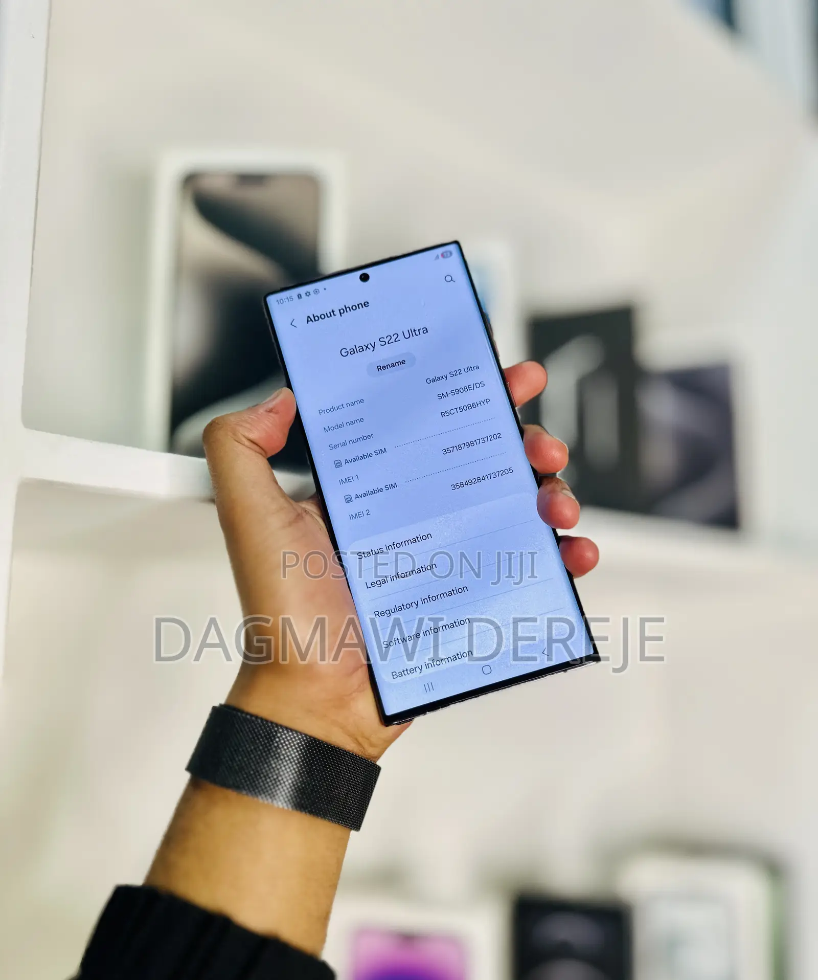 New Samsung Galaxy S22 Ultra 5G 256 GB