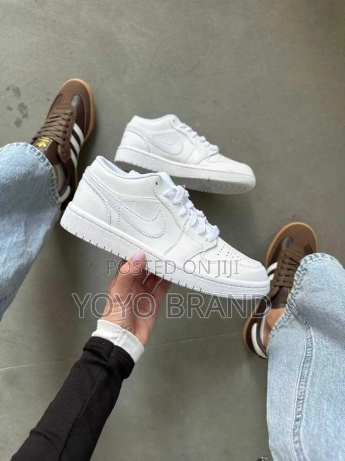 New Arrival Air Jordan Low "Triple White"For Women's Fashion.Shoes