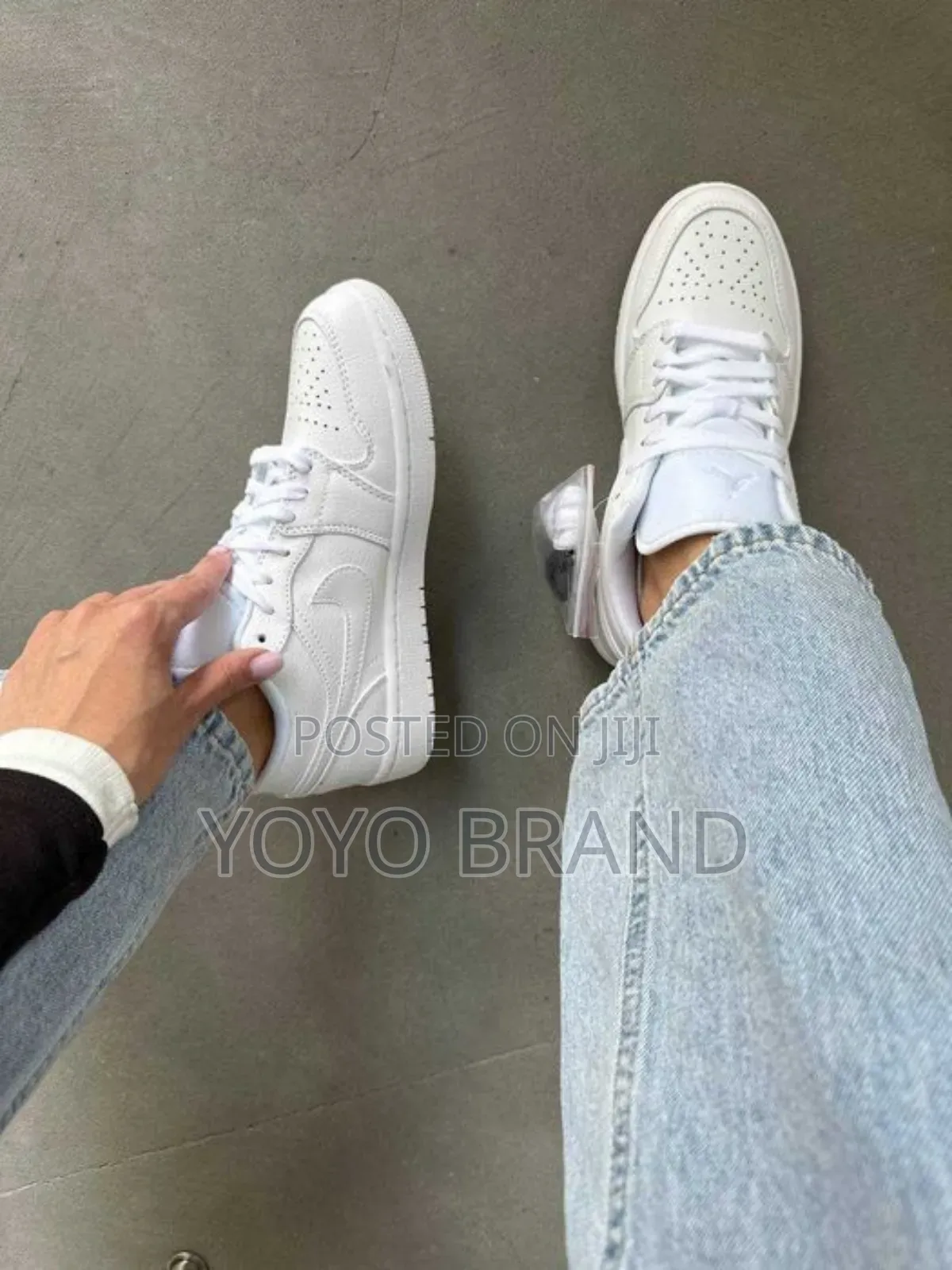 New Arrival Air Jordan Low "Triple White"For Women's Fashion.Shoes