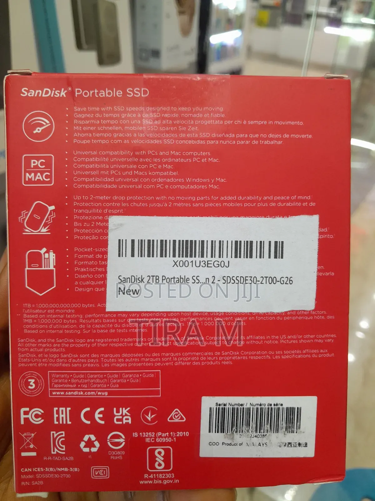 Sandisk SSD 2tb 800mb