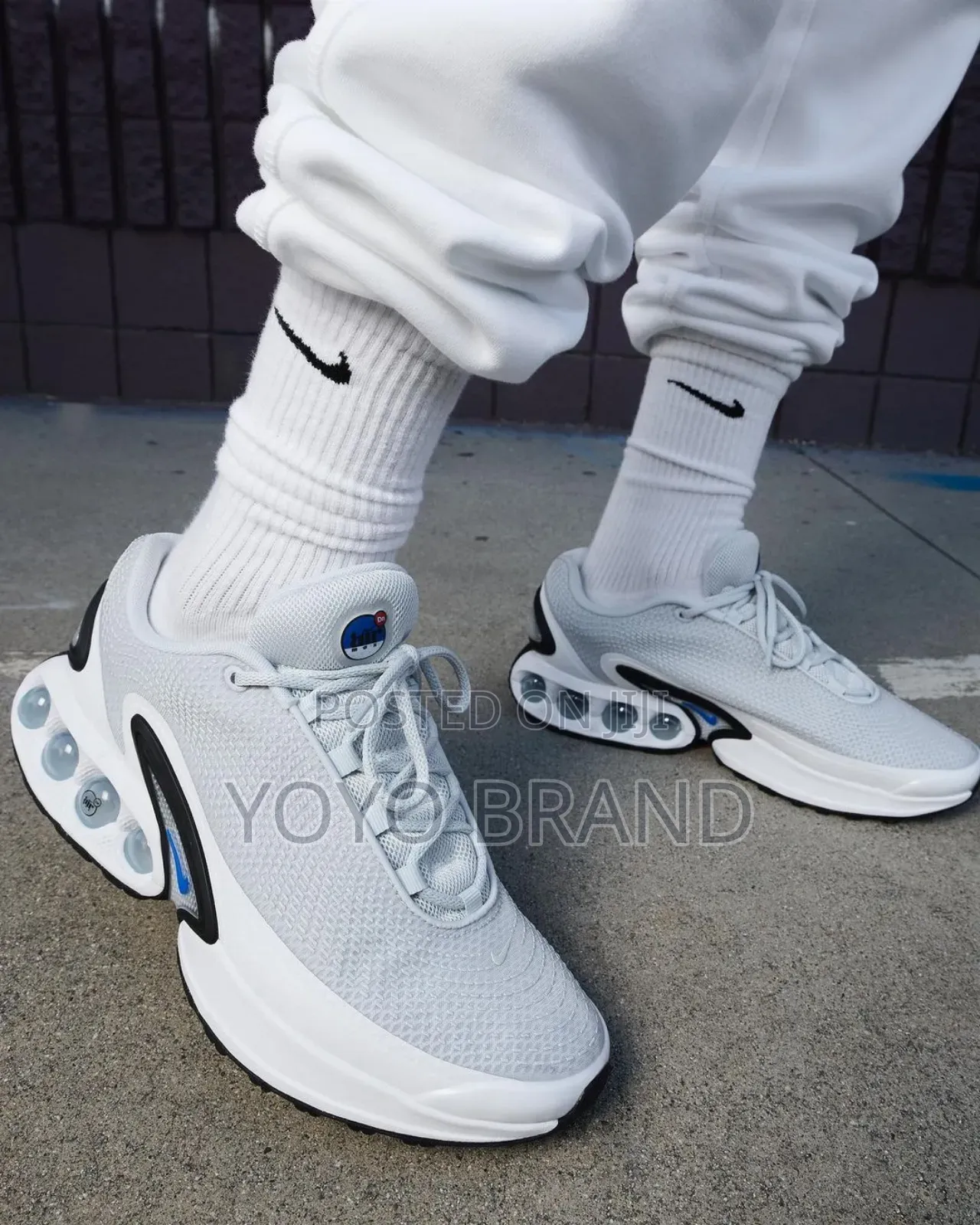 Nike Ai Max Dn Grey Blue Unisex Fashion Sneaker Shoes